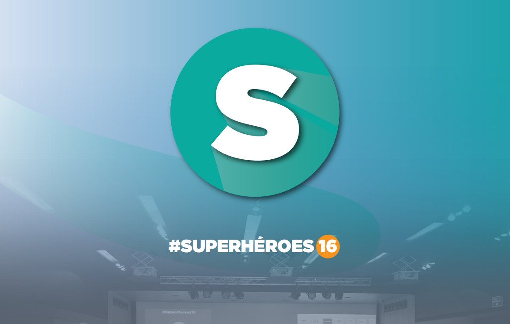 El logo de #SuperHéroes16