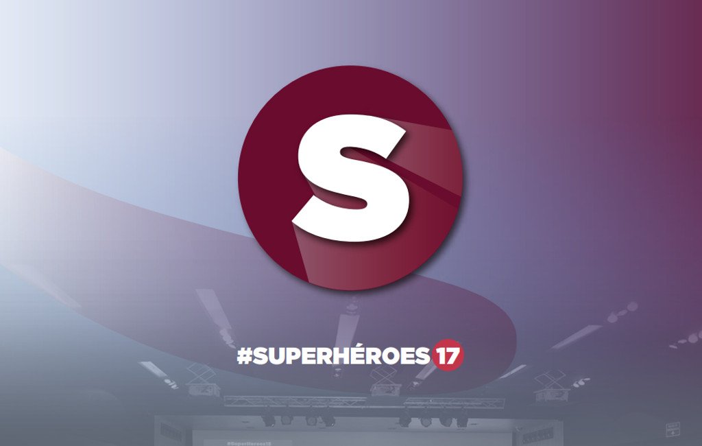 El logo de #SuperHéroes17
